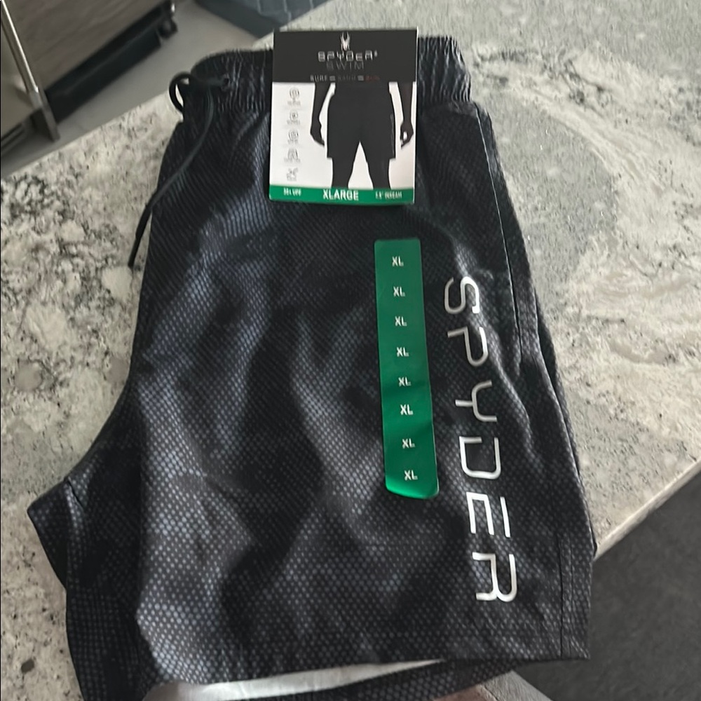 Spyder Black Athletic Shorts
